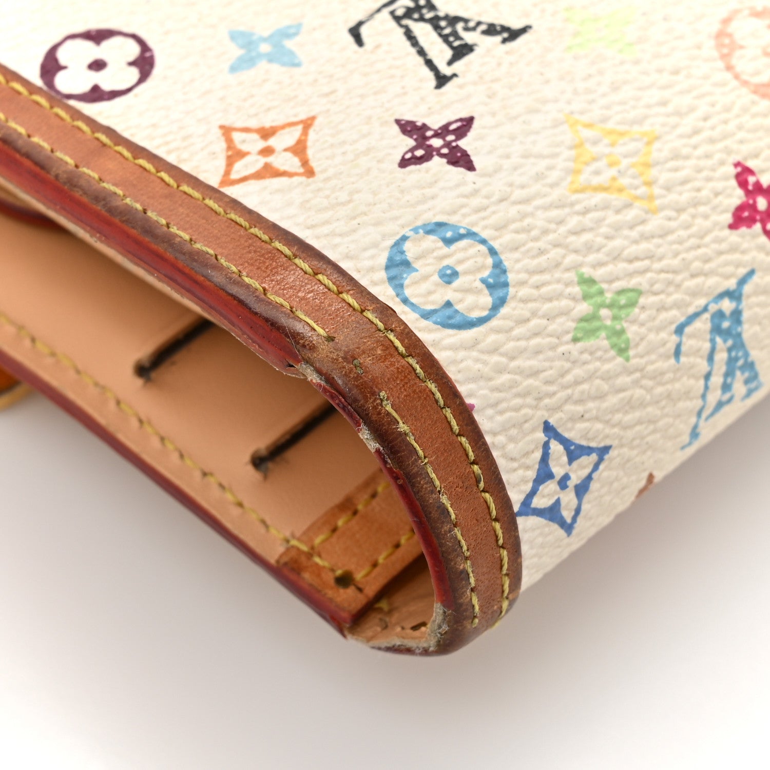 Louis Vuitton Monogram Multicolor Porte Tresor International Wallet White 15 of 16