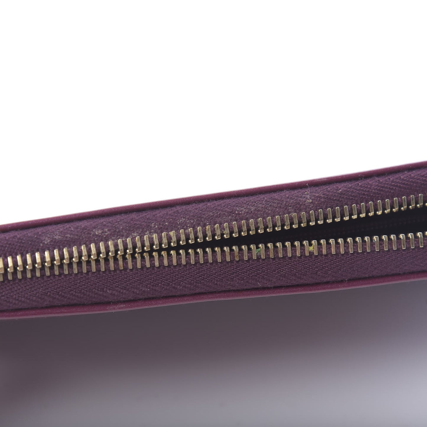 Patent Y Mail Zip Around Wallet Purple