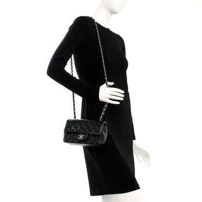Chanel Caviar Quilted Mini Rectangular Flap Black 2 of 8