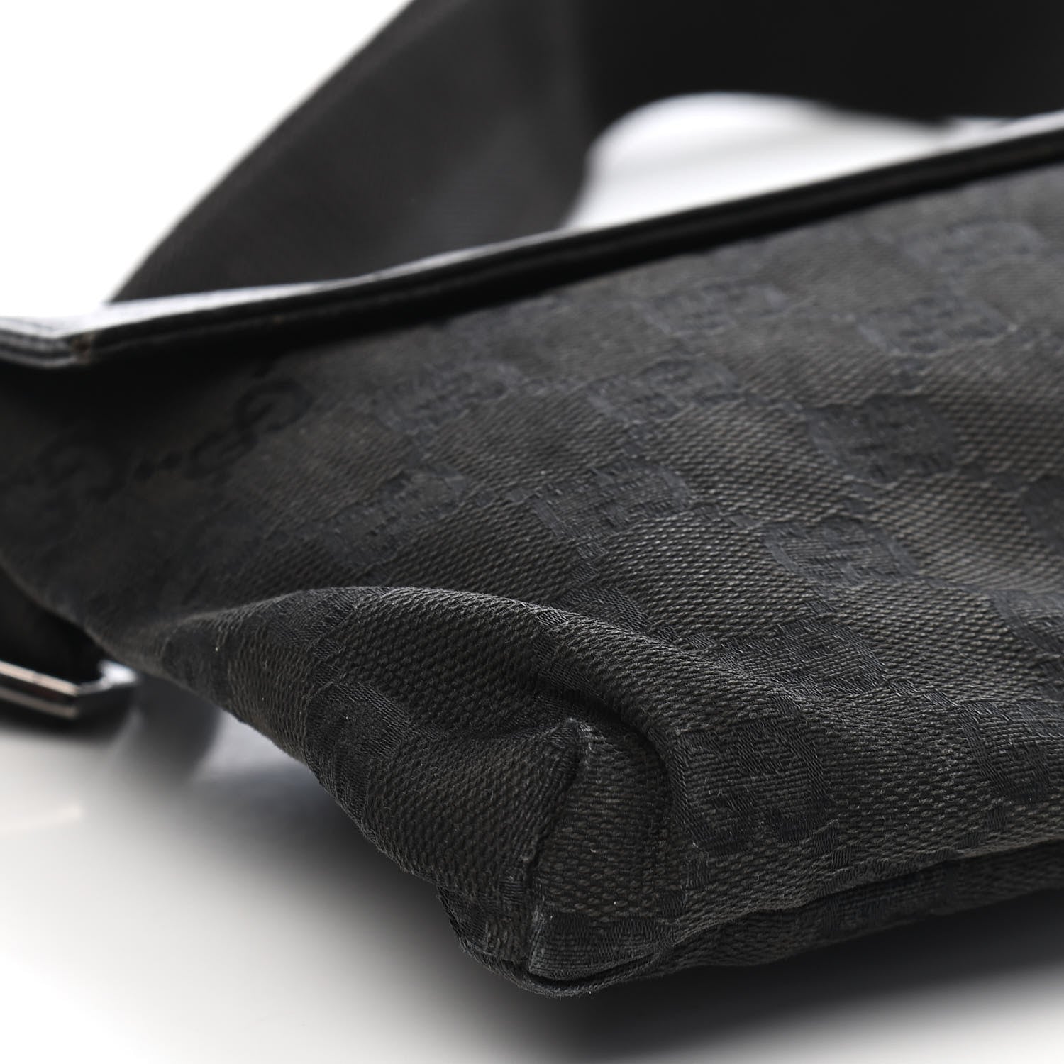 Gucci GG Monogram Double Pocket Belt Bag Black 7 of 13