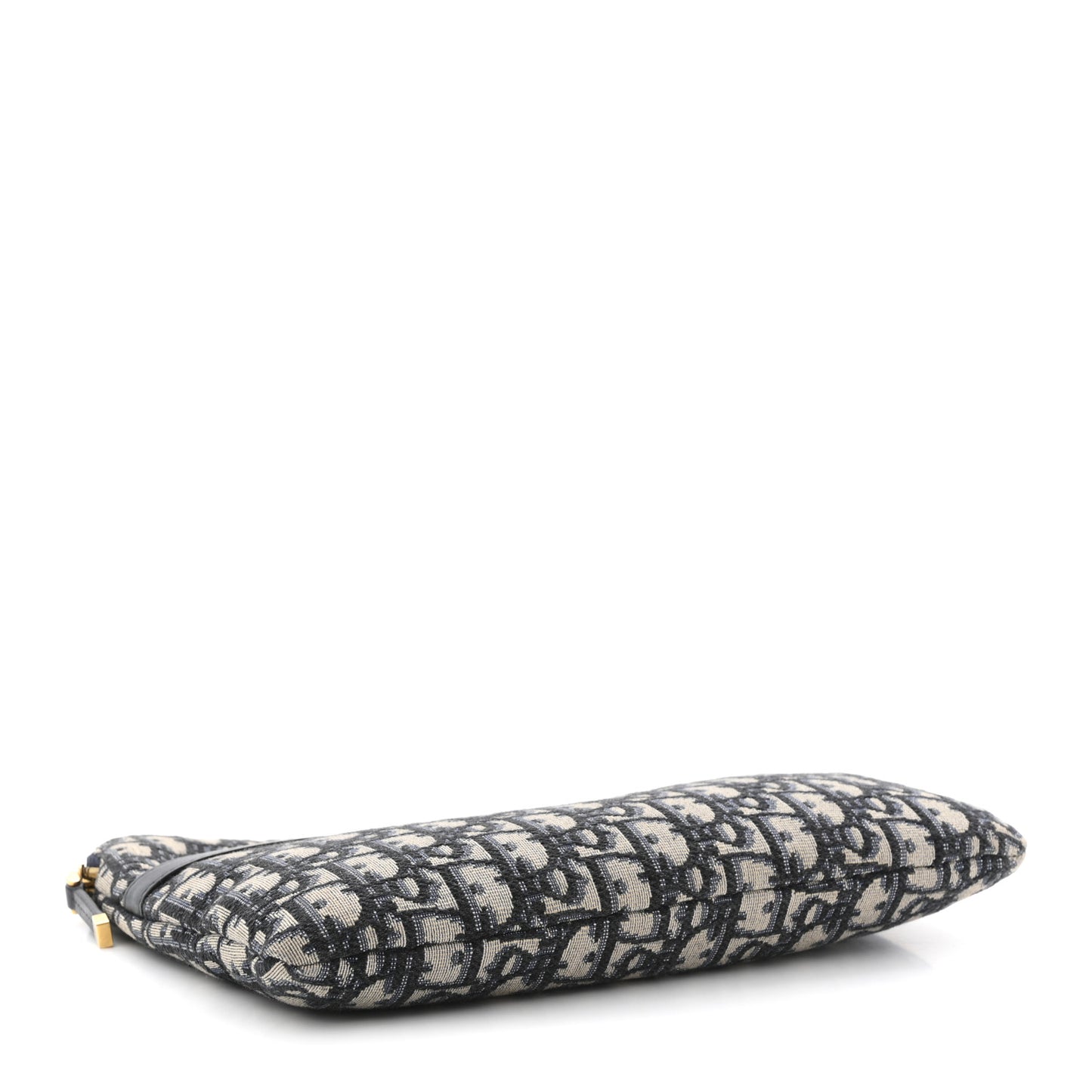 Oblique Pouch Clutch Blue Blue