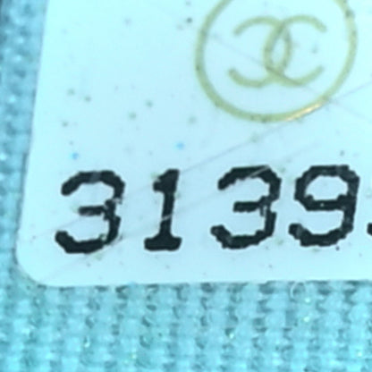 Chanel Denim Quilted Chanel 19 Flap Card Holder With Chain Light Blue 8 of 12