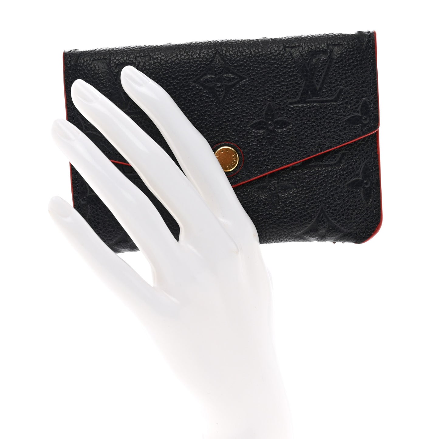 Empreinte Key Pouch Marine Rouge