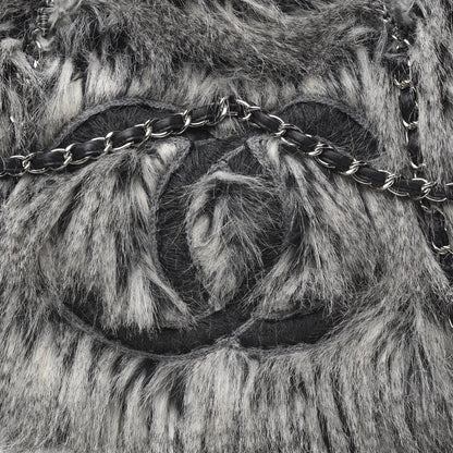 Chanel Arctic Fantasy Fur Large Tote Grey 9 of 9