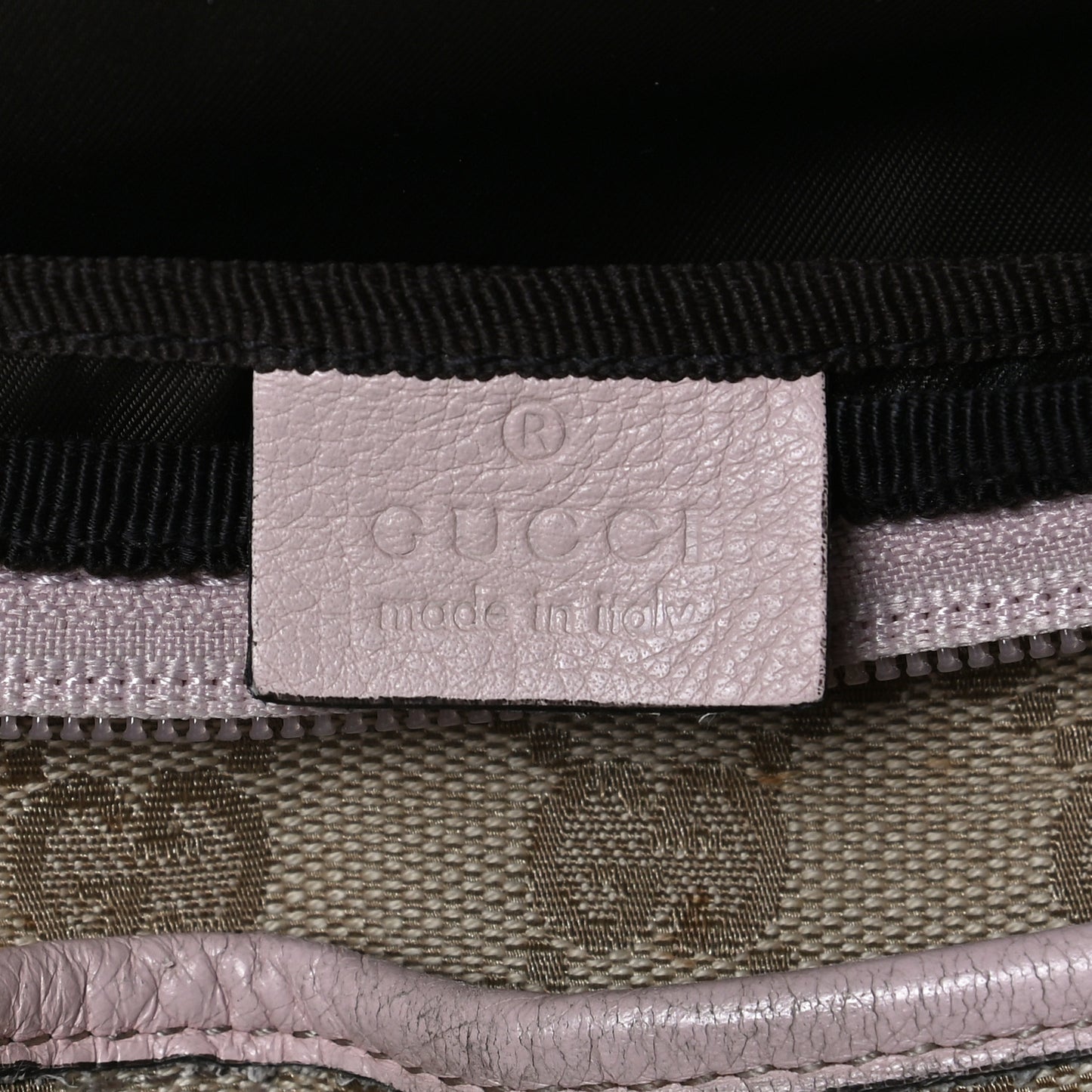 Monogram Web Diaper Bag Pink