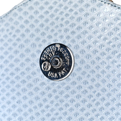 Judith Leiber Crystal Lizard Embossed Evening Bag Light Blue 11 of 13