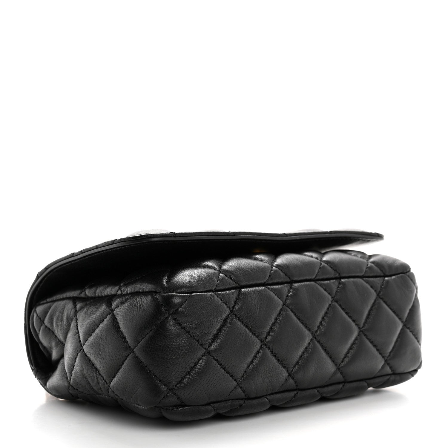 Versace Nappa Quilted Small Medusa Chain Crossbody Black 4 of 10
