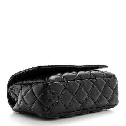 Versace Nappa Quilted Small Medusa Chain Crossbody Black 4 of 10