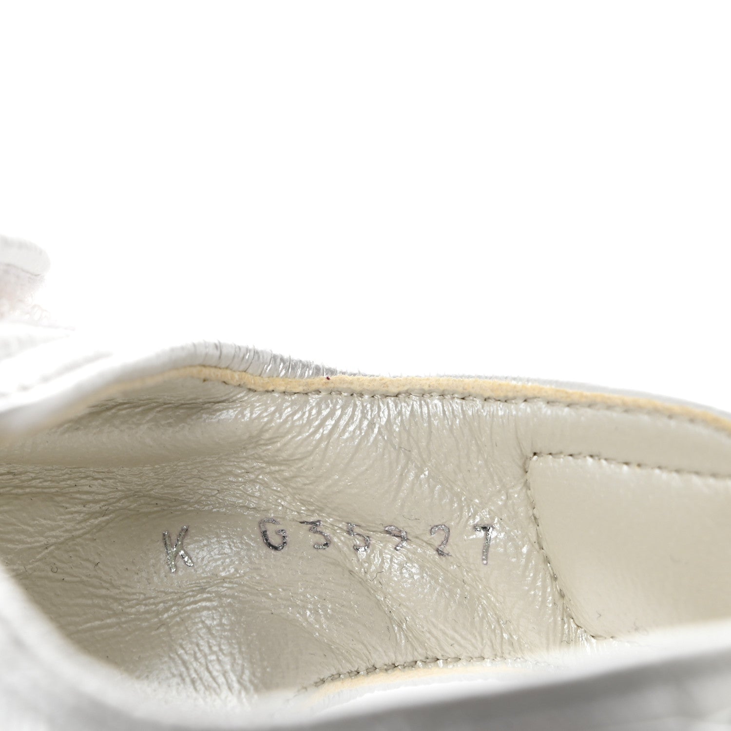 Chanel Laminated Lambskin Quilted Velcro Dad Sandals 36.5 White 9 of 10