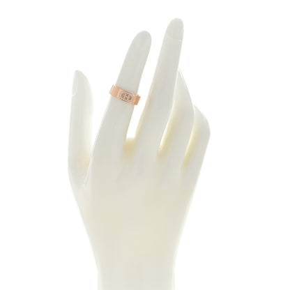 Hermes 18K Rose Gold Diamond PM H D'Ancre Ring 49 5 2 of 4