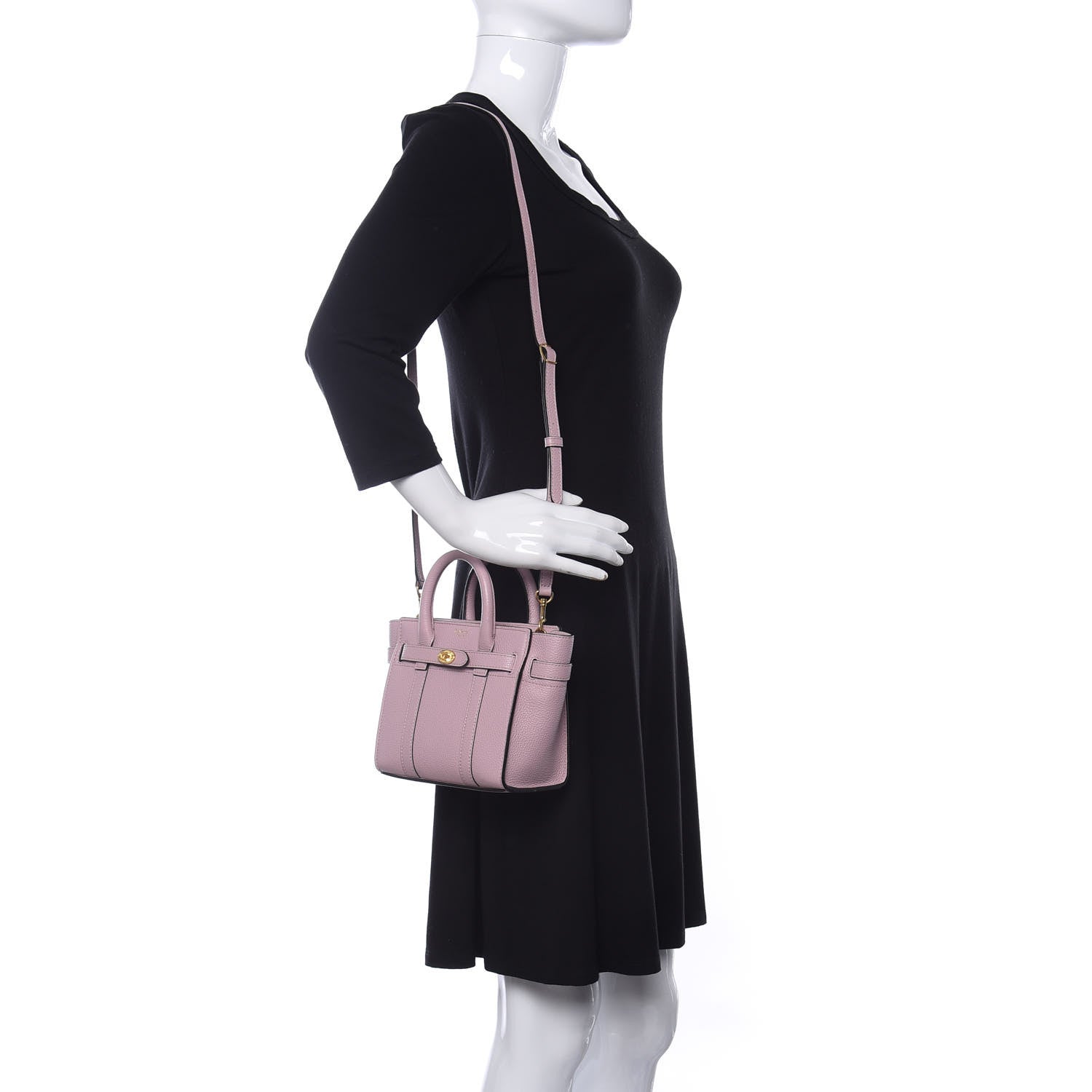 Mulberry Small Classic Grain Mini Zipped Bayswater Blossom 2 of 8