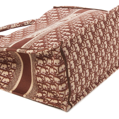 Christian Dior Oblique Medium Book Tote Brown Multicolor 6 of 8