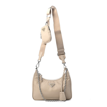 Prada Nylon Re-Edition 2005 Shoulder Bag Deserto 1 of 4