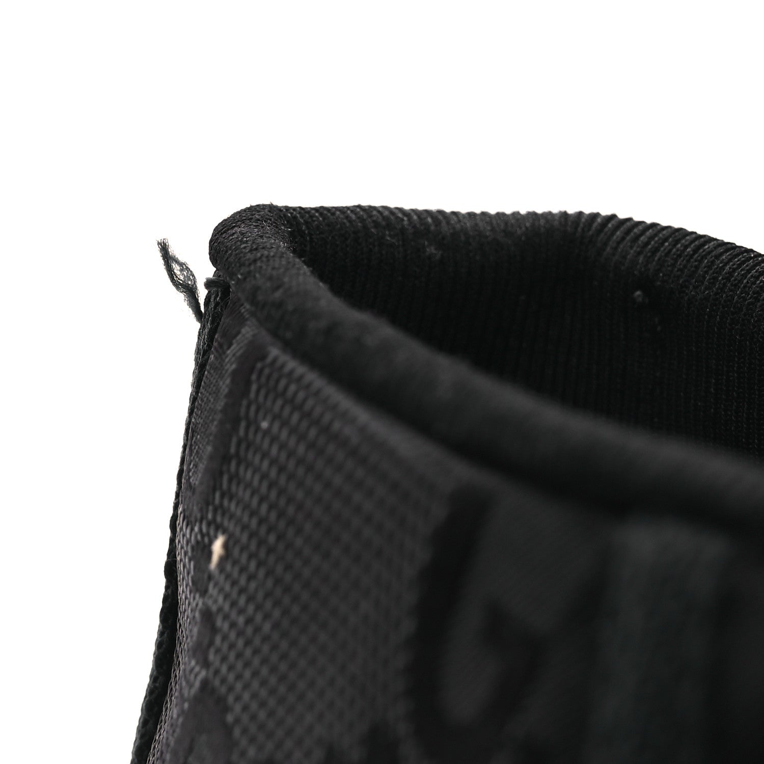 Gucci Econyl Nylon Web Monogram Off The Grid Womens 1977 Tennis High Top Sneakers 39 Black 10 of 11