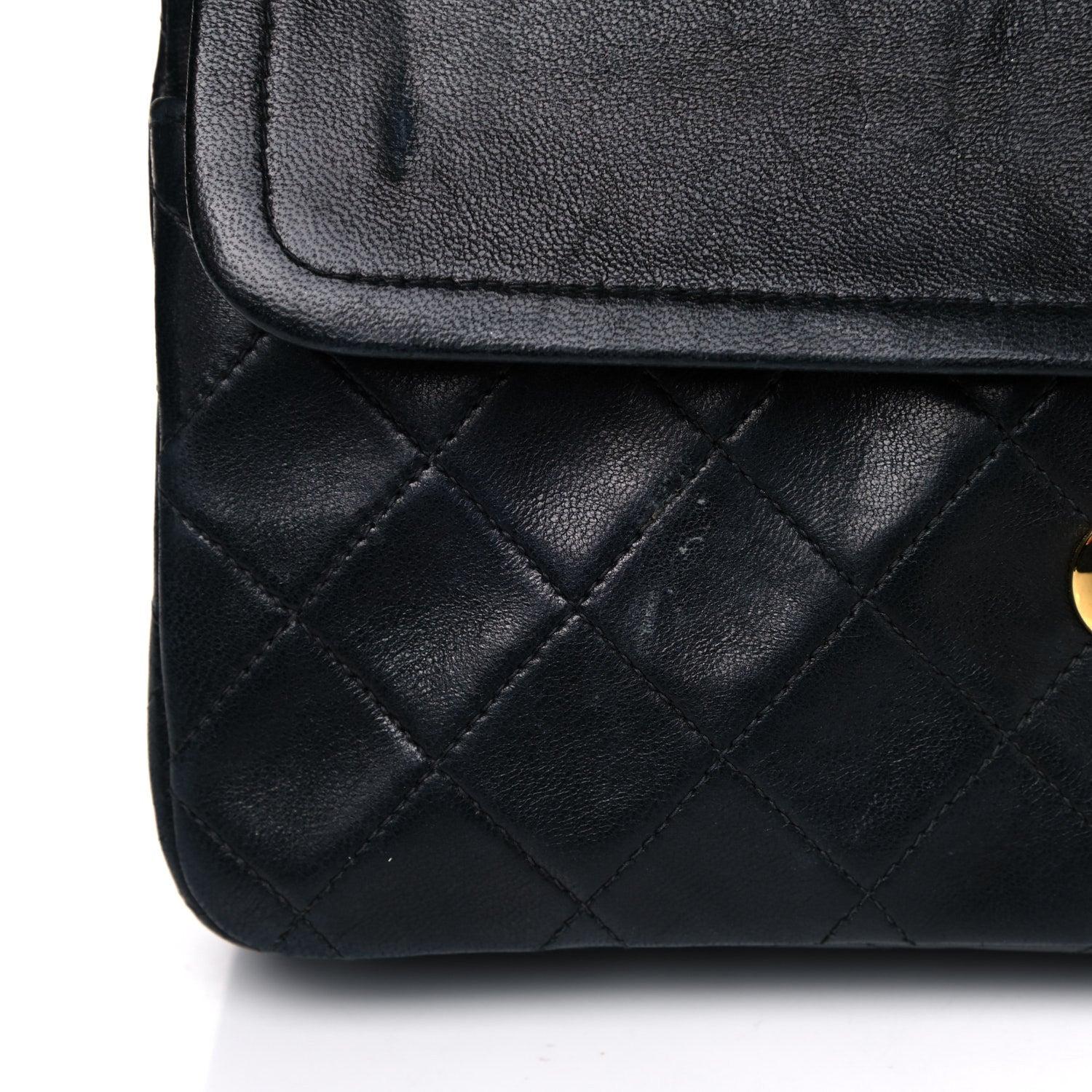 Chanel Lambskin Quilted Small Double Flap Black 25 of 25