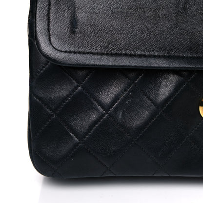 Chanel Lambskin Quilted Small Double Flap Black 25 of 25