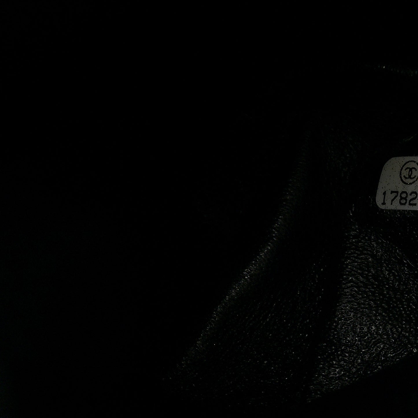 Patent Quilted Jumbo Double Flap Black