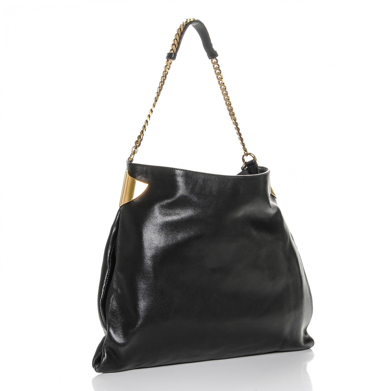 Gucci Lambskin Large 1970 Shoulder Bag Black 3 of 7