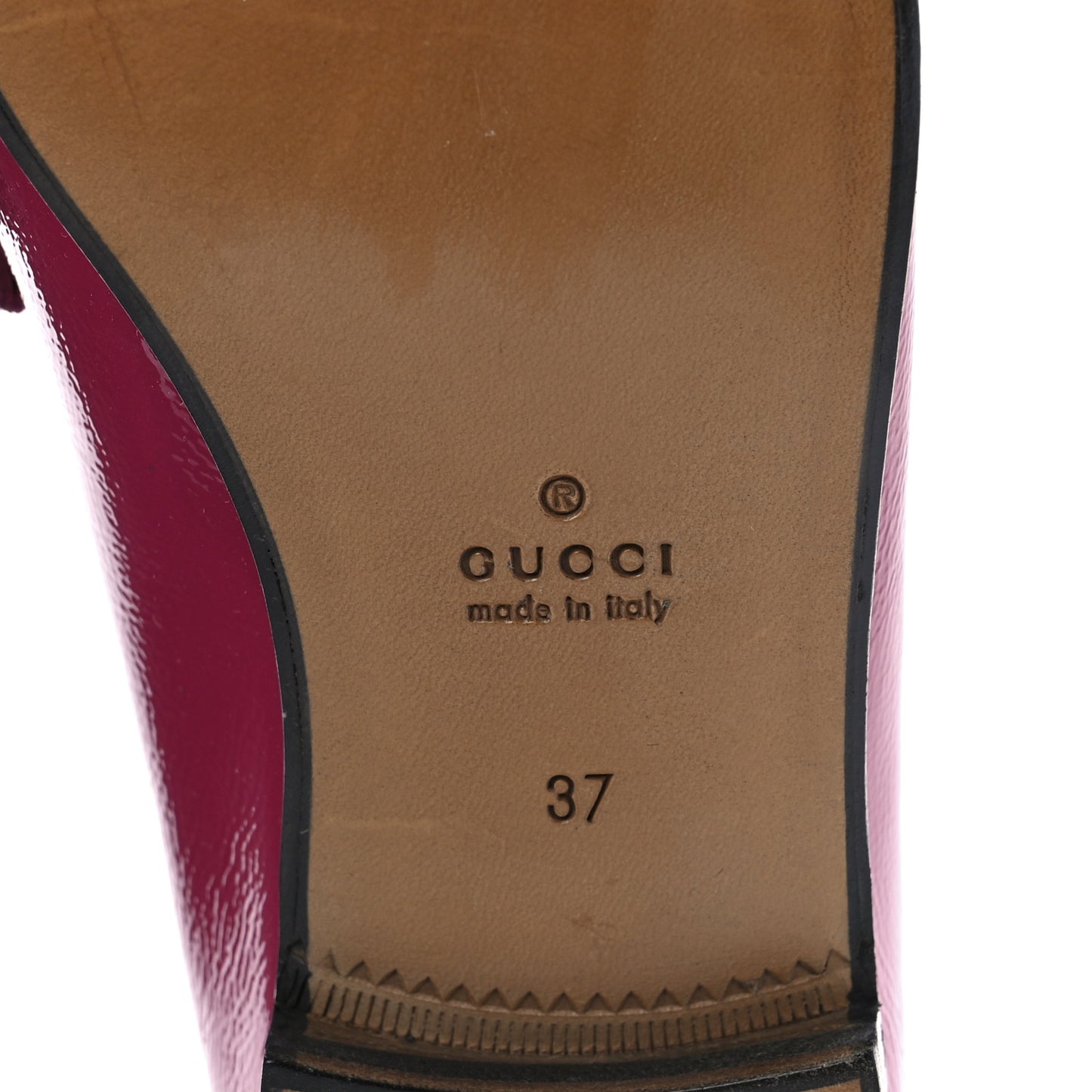 Vernice Naplack Womens 1953 Horsebit Loafers 37 Shocking Pink