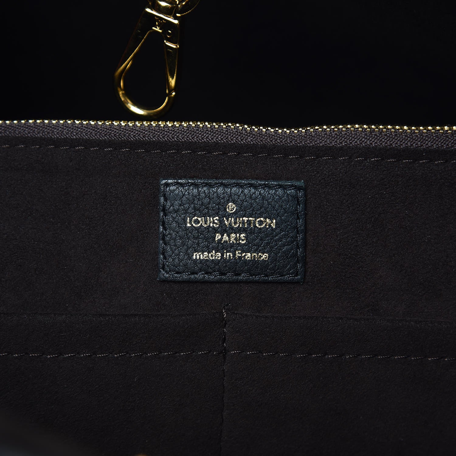 Louis Vuitton Calfskin Monogram Kimono Tote Black 6 of 9