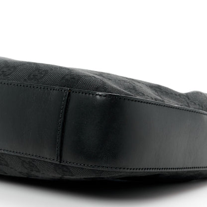 Gucci Monogram GG Small Clasp Hobo Black 11 of 12