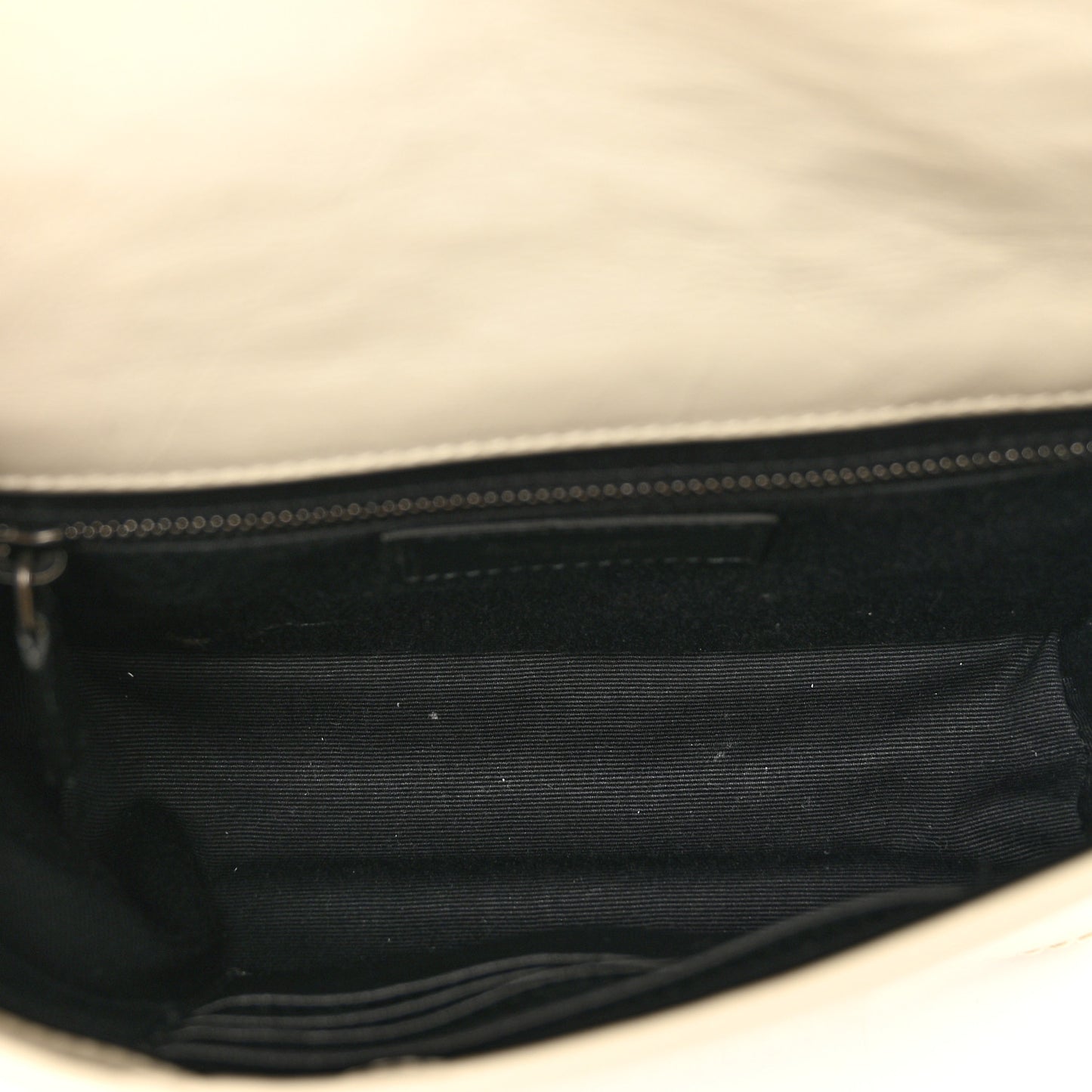 Crinkled Calfskin Matelasse Monogram Niki Chain Wallet Crema Soft
