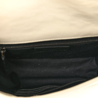 Saint Laurent Crinkled Calfskin Matelasse Monogram Niki Chain Wallet Crema Soft 6 of 10