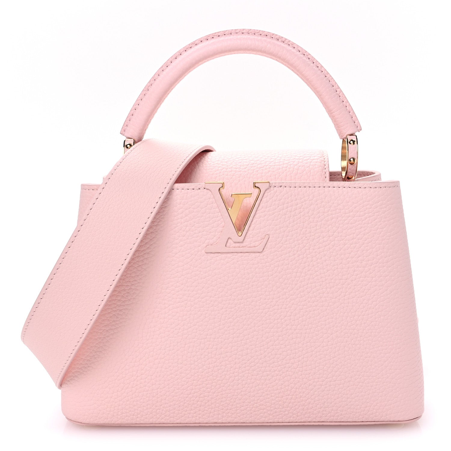 Louis Vuitton Taurillon Capucines BB Rose Jasmin 1 of 10
