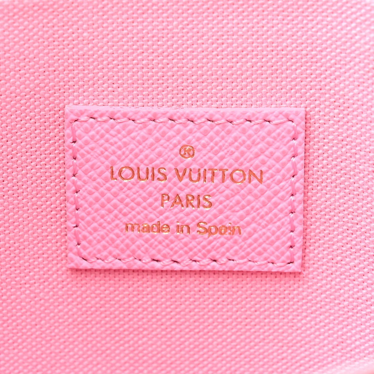 Monogram 2022 Christmas Animation Paris Pochette Felicie Chain Wallet Pink