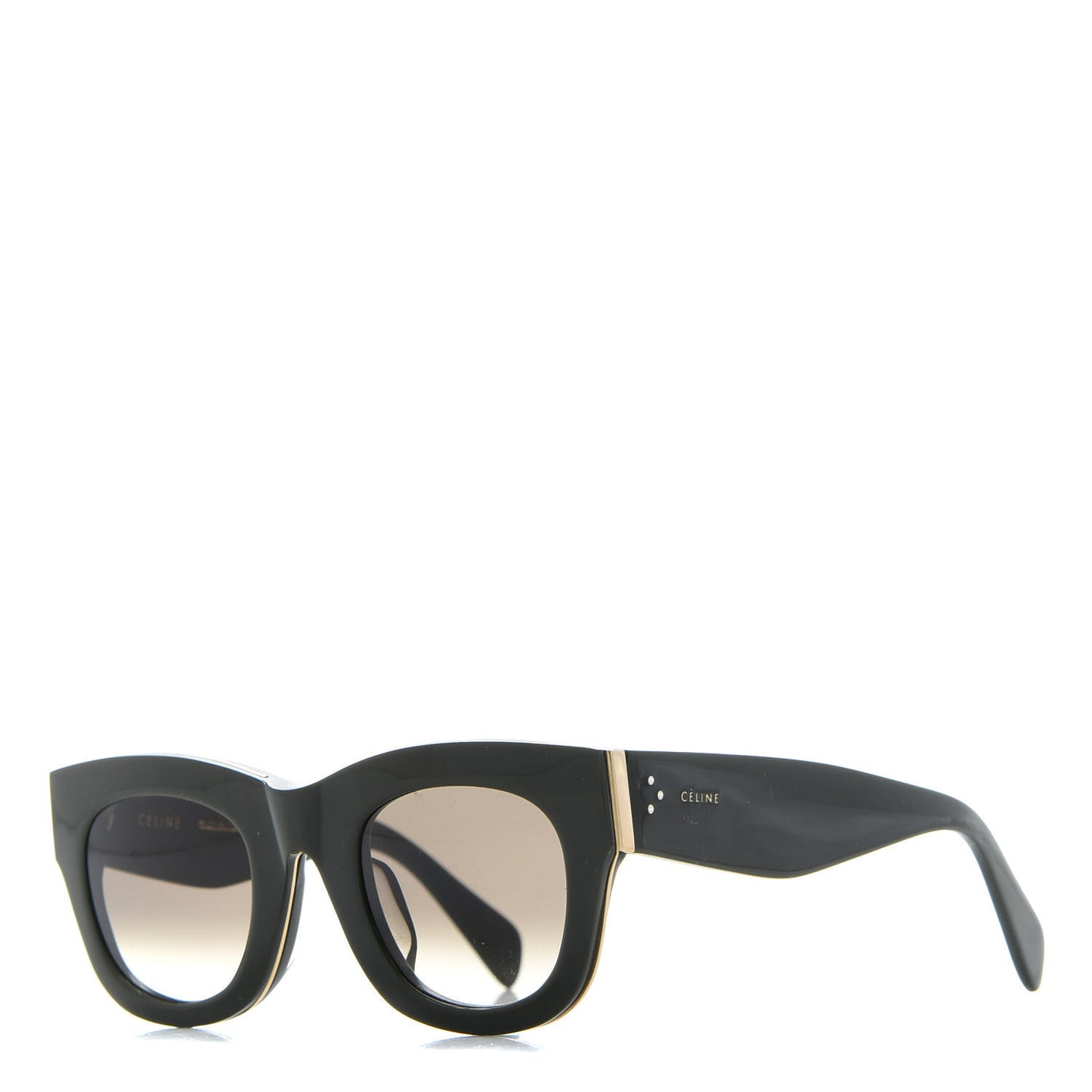 Acetate Strat Brow Sunglasses CL 41102/F Dark Green