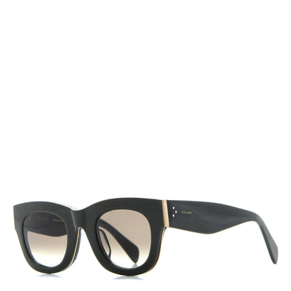 Celine Acetate Strat Brow Sunglasses CL 41102/F Dark Green 1 of 6