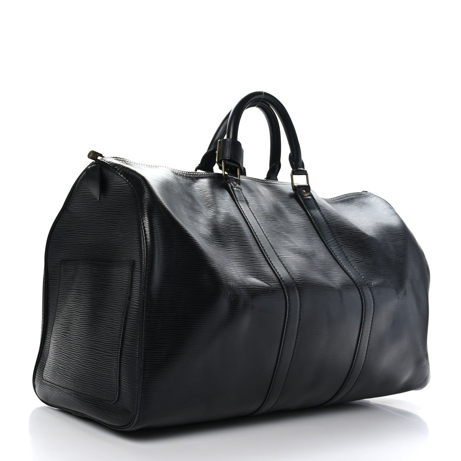 Louis Vuitton Epi Keepall 50 Black 2 of 10