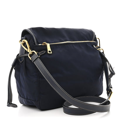 Prada Nylon Vela Sport Saffiano Messenger Bag Baltico 3 of 12