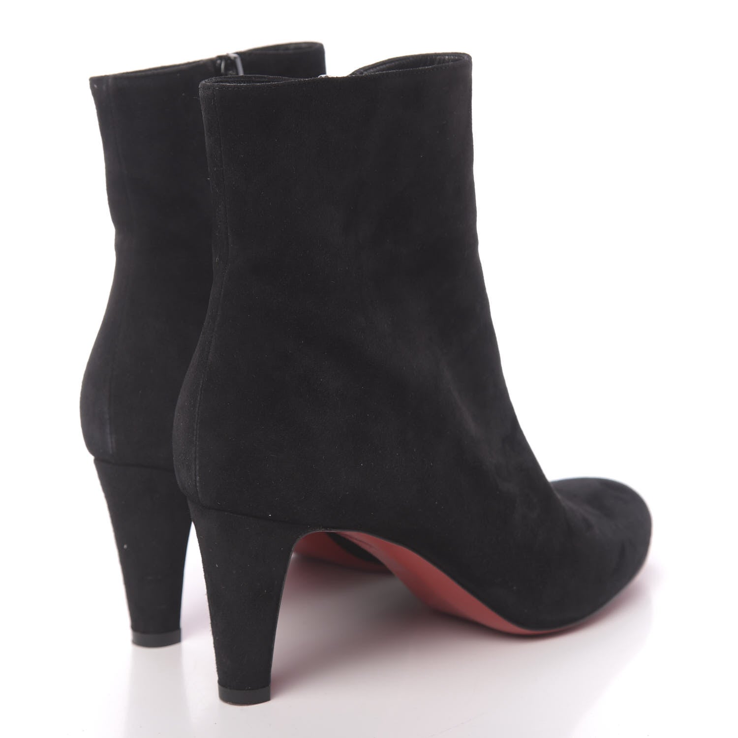 Christian Louboutin Veau Velours Top 70 Ankle Boots 36.5 Black 4 of 10