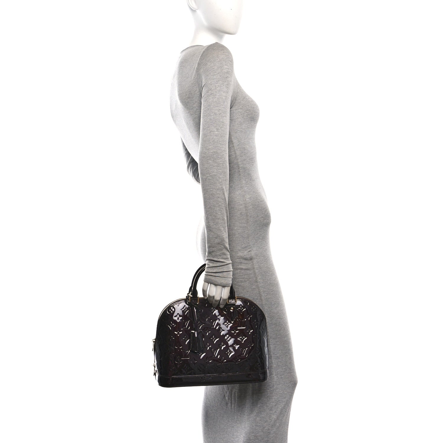 Louis Vuitton Vernis Alma PM Amarante 3 of 10