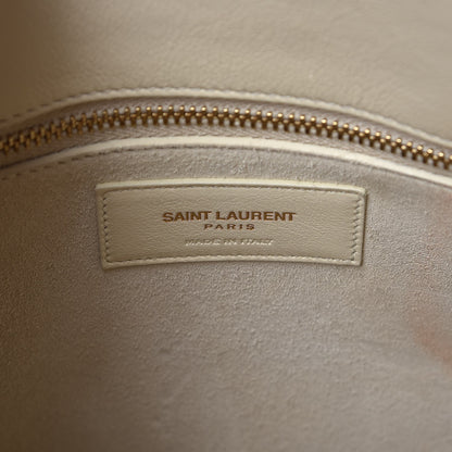 Saint Laurent Grained Calfskin Small Sac De Jour Porcellana 7 of 16