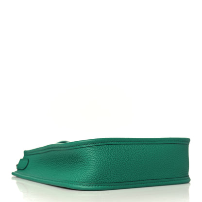 Hermes Taurillon Clemence Evelyne TPM Vert Jade 3 of 9