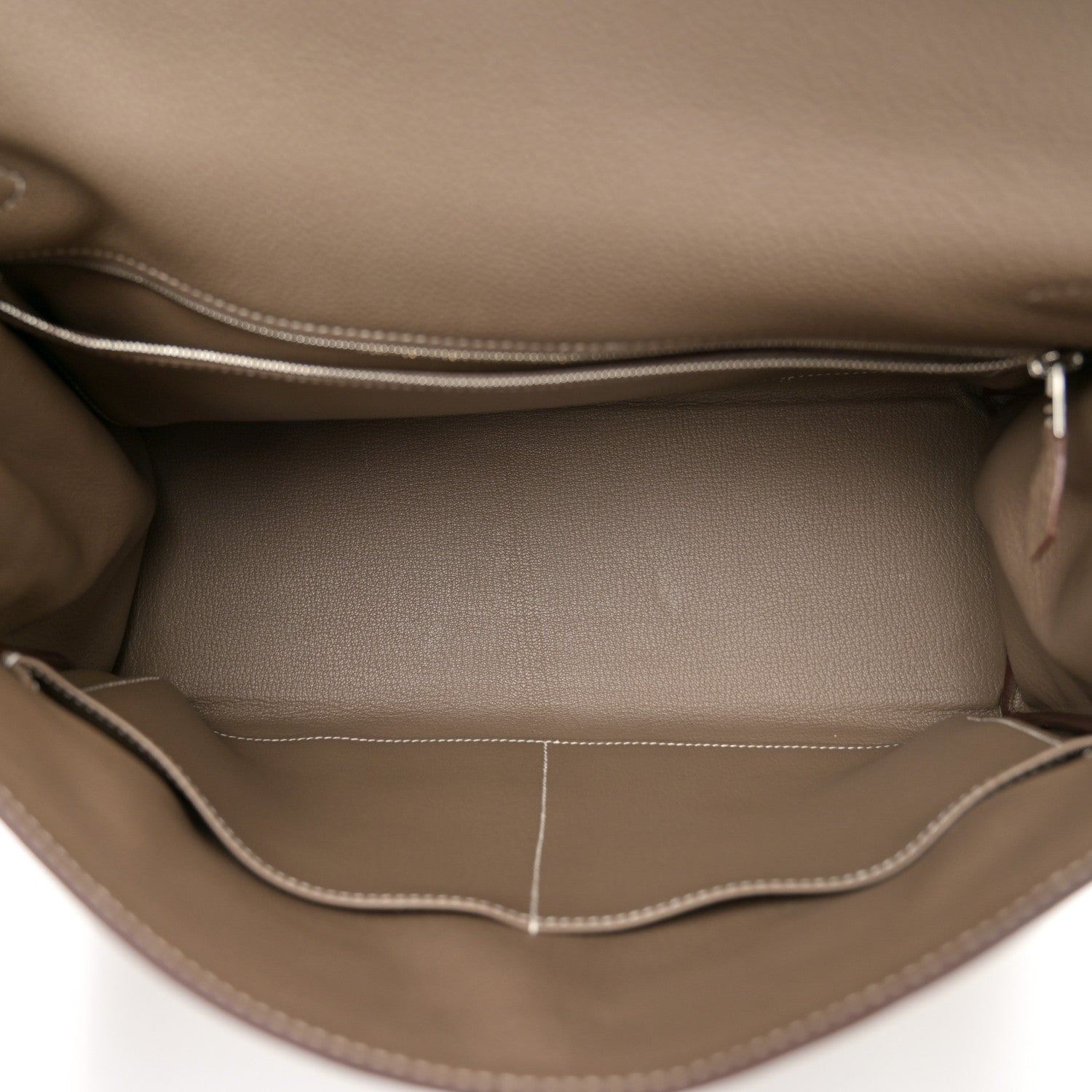 Hermes Togo Kelly Retourne 35 Etoupe 5 of 12