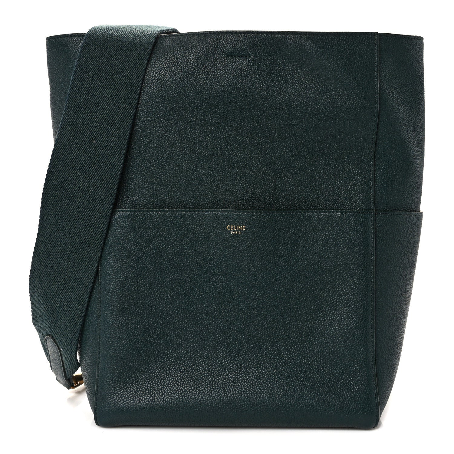 Celine Soft Grained Calfskin Sangle Bucket Bag Amazone 1 of 10