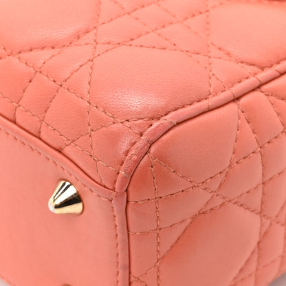 Christian Dior Lambskin Cannage Small My ABCDior Lady Dior Pink Honey 10 of 14