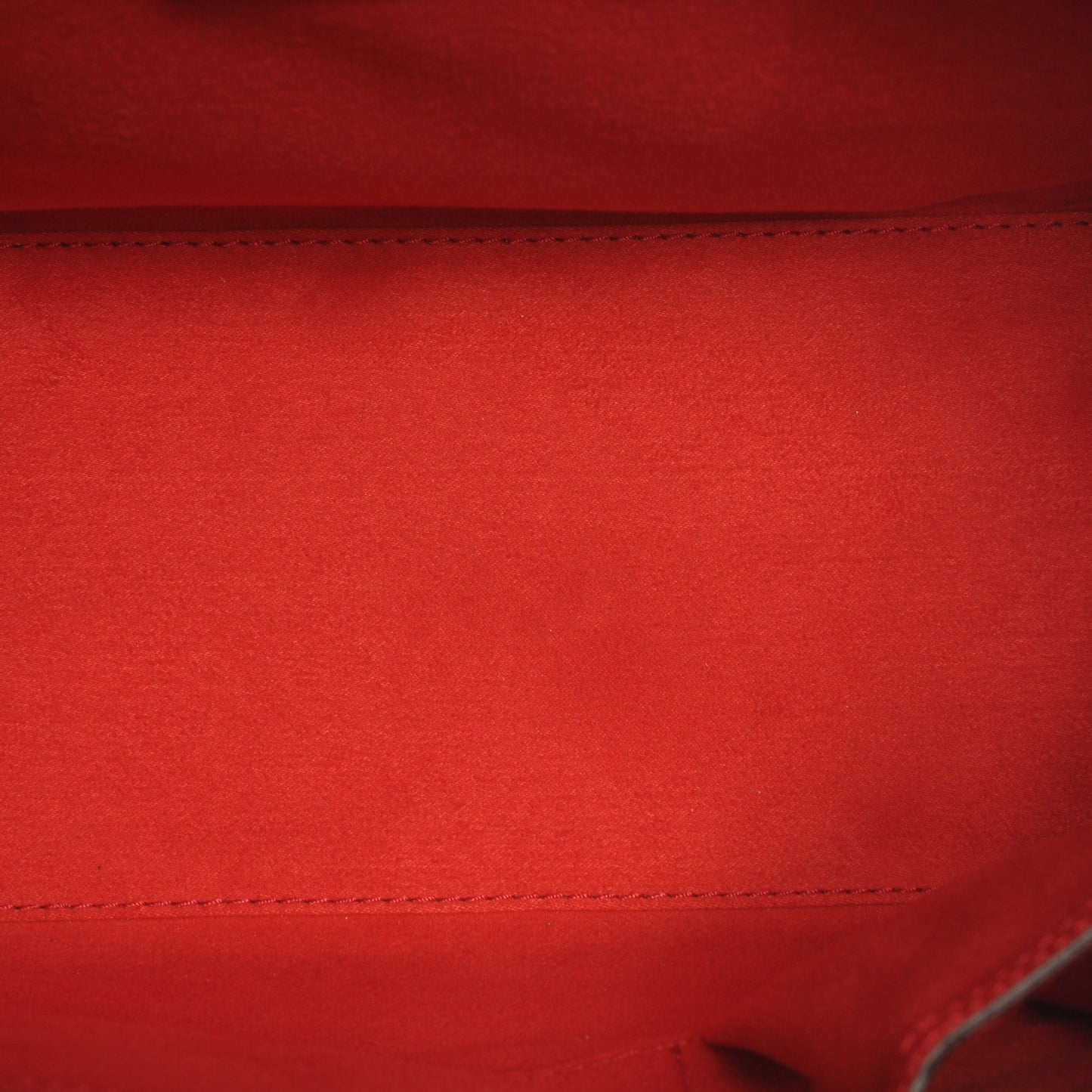 Drummed Leather Micro Luggage Coquelicot