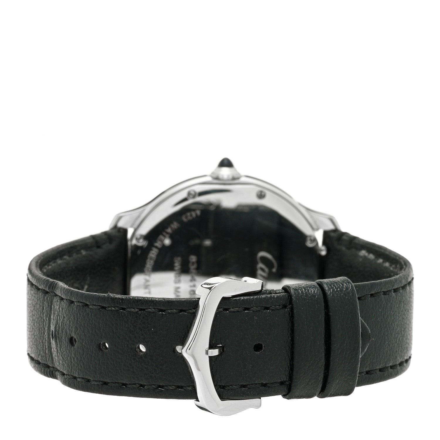 Cartier Stainless Steel Calfskin 36mm Ronde Must de Cartier Quartz Watch 3 of 5