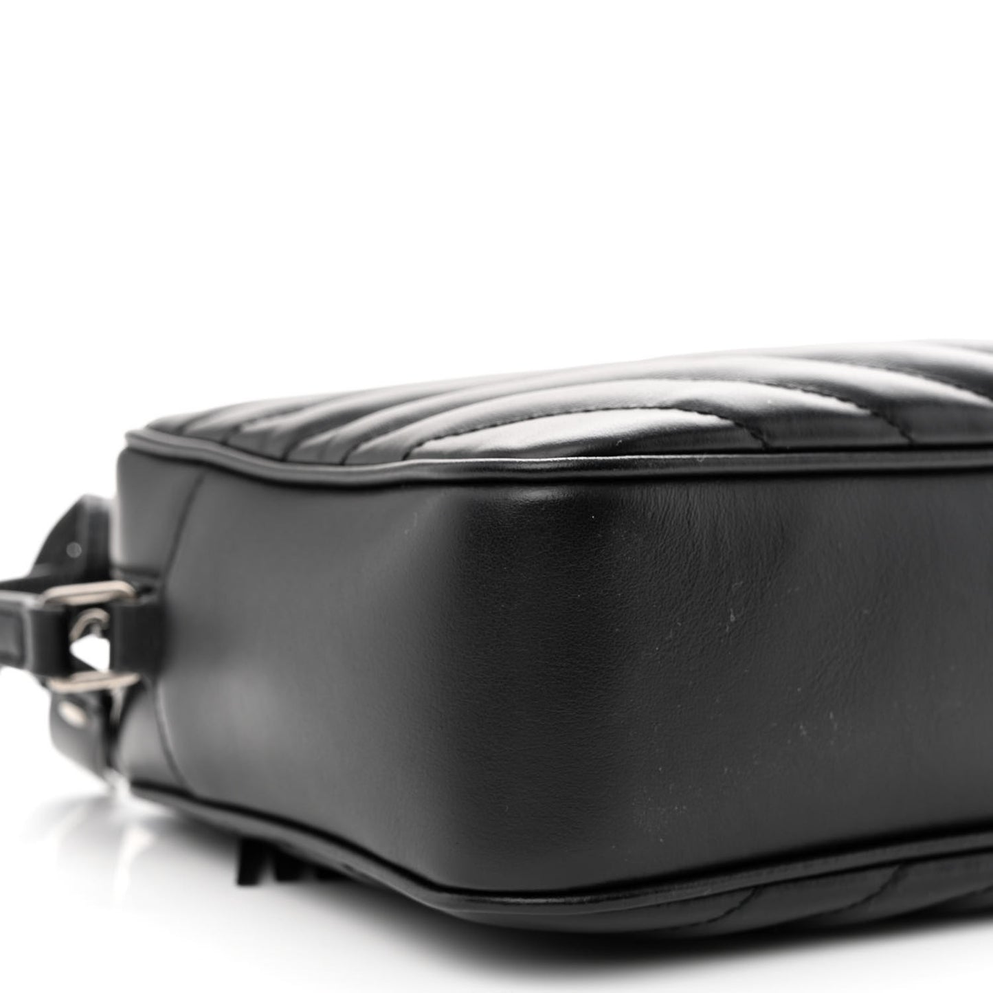 Calfskin Matelasse Monogram Lou Camera Bag Black