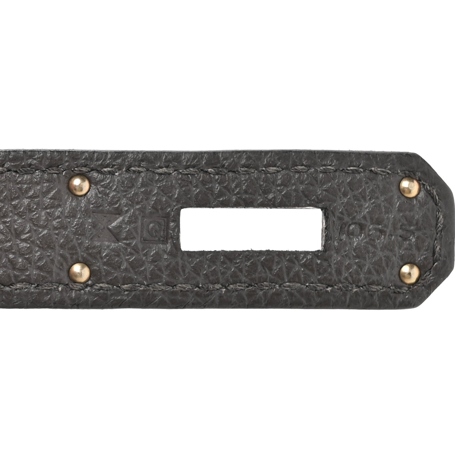 Togo Horseshoe Birkin 35 Graphite Vert Bengale