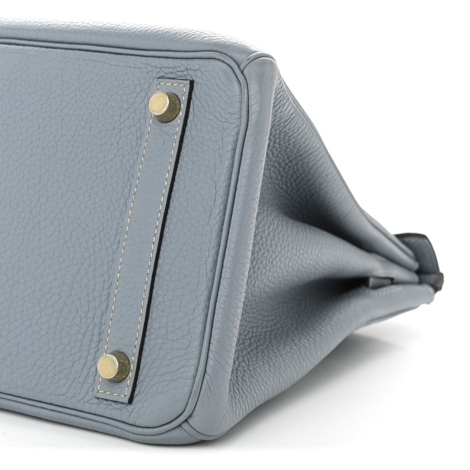 Hermes Togo Birkin 30 Bleu Lin 10 of 10