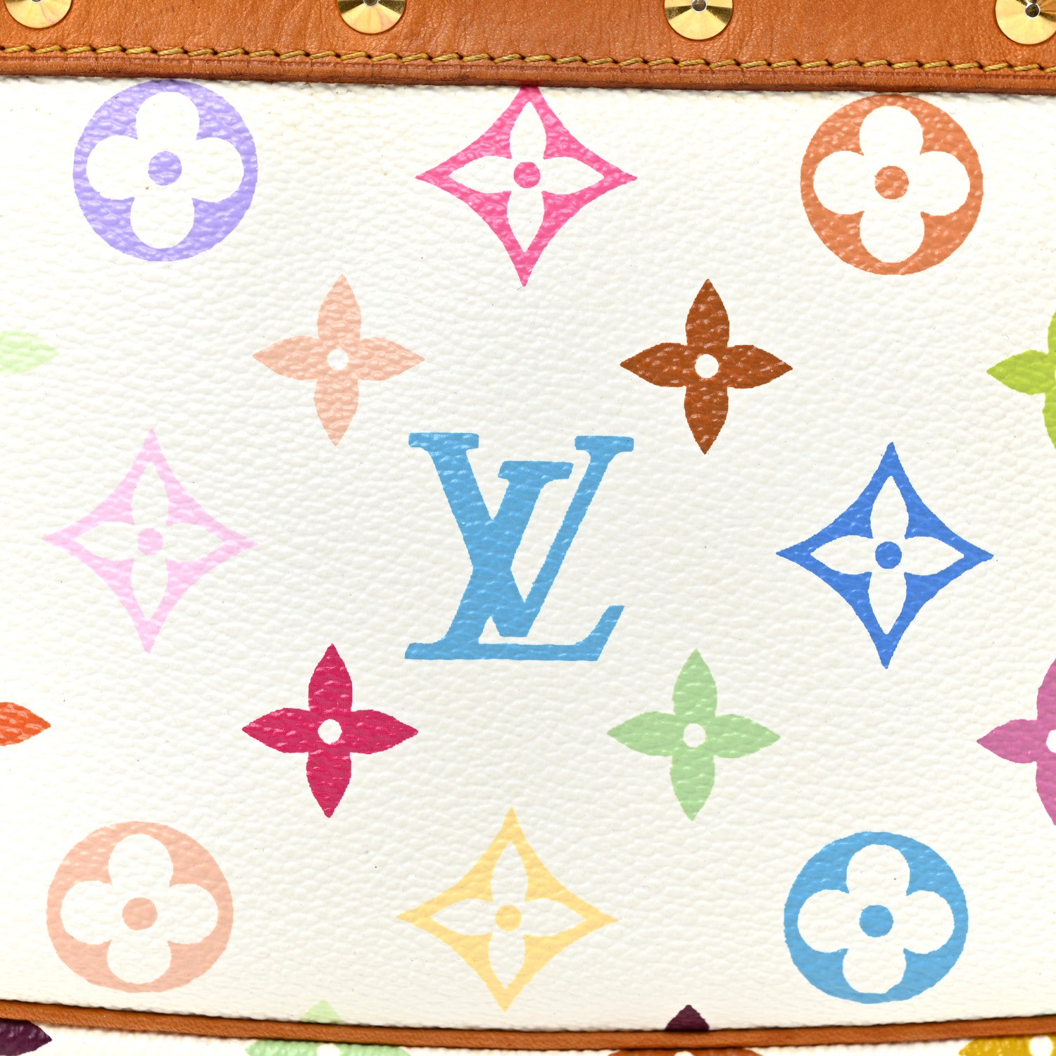 Louis Vuitton Monogram Multicolor Pochette Accessories White 6 of 17