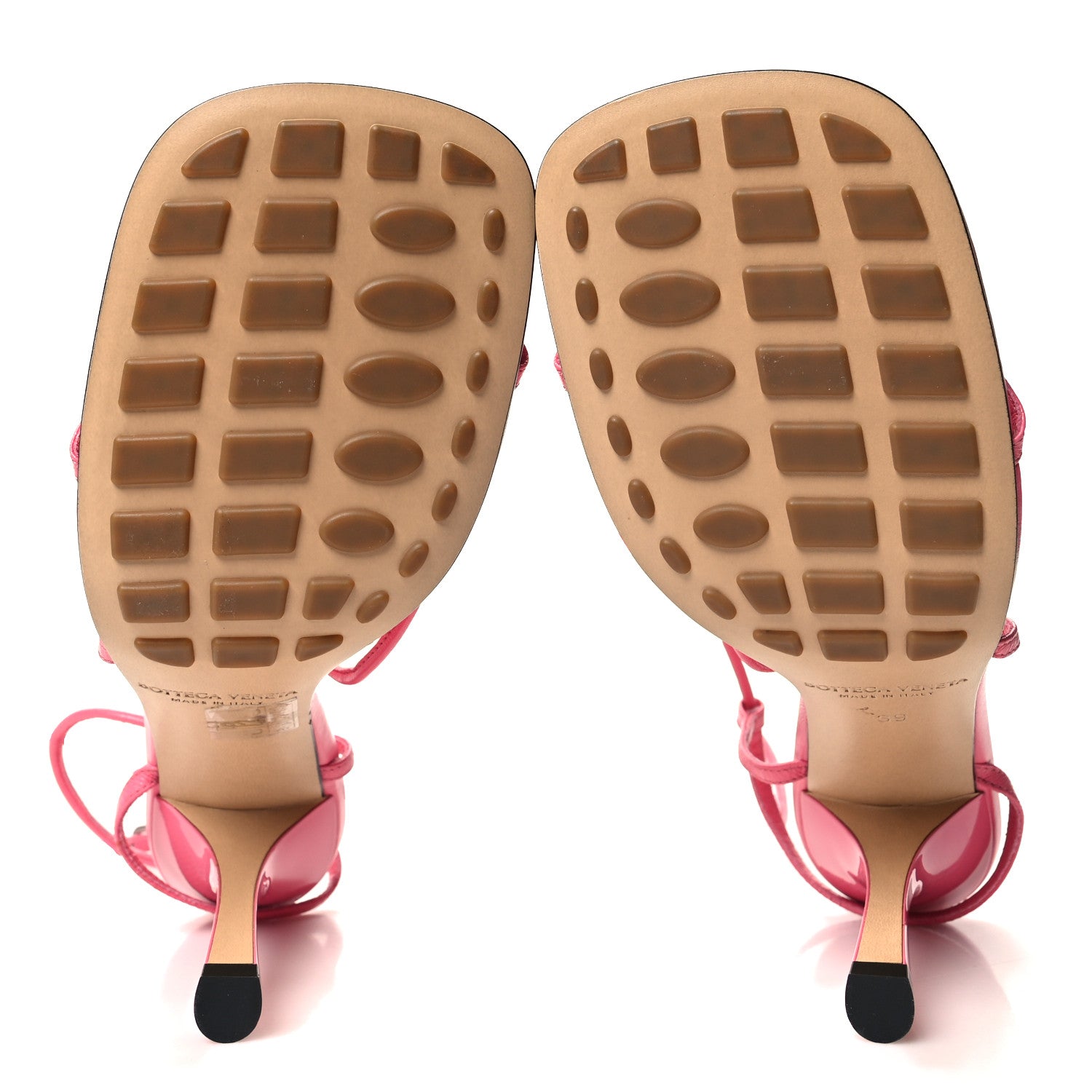 Bottega Veneta Crush Calfskin The Line 90mm Sandals 39 Milkshake 5 of 8