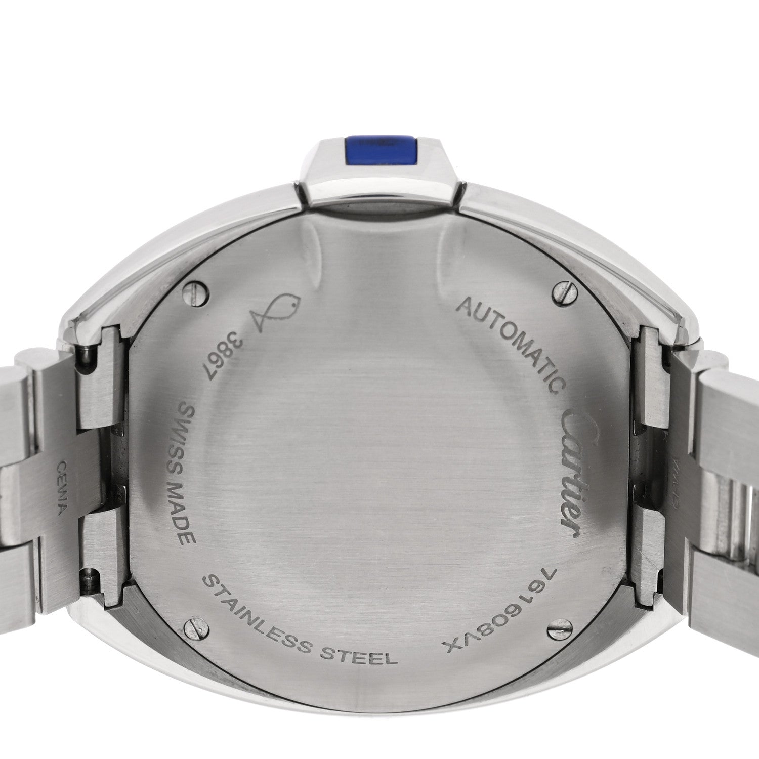 Cartier Stainless Steel 31mm Cle De Cartier Automatic Watch 4 of 4