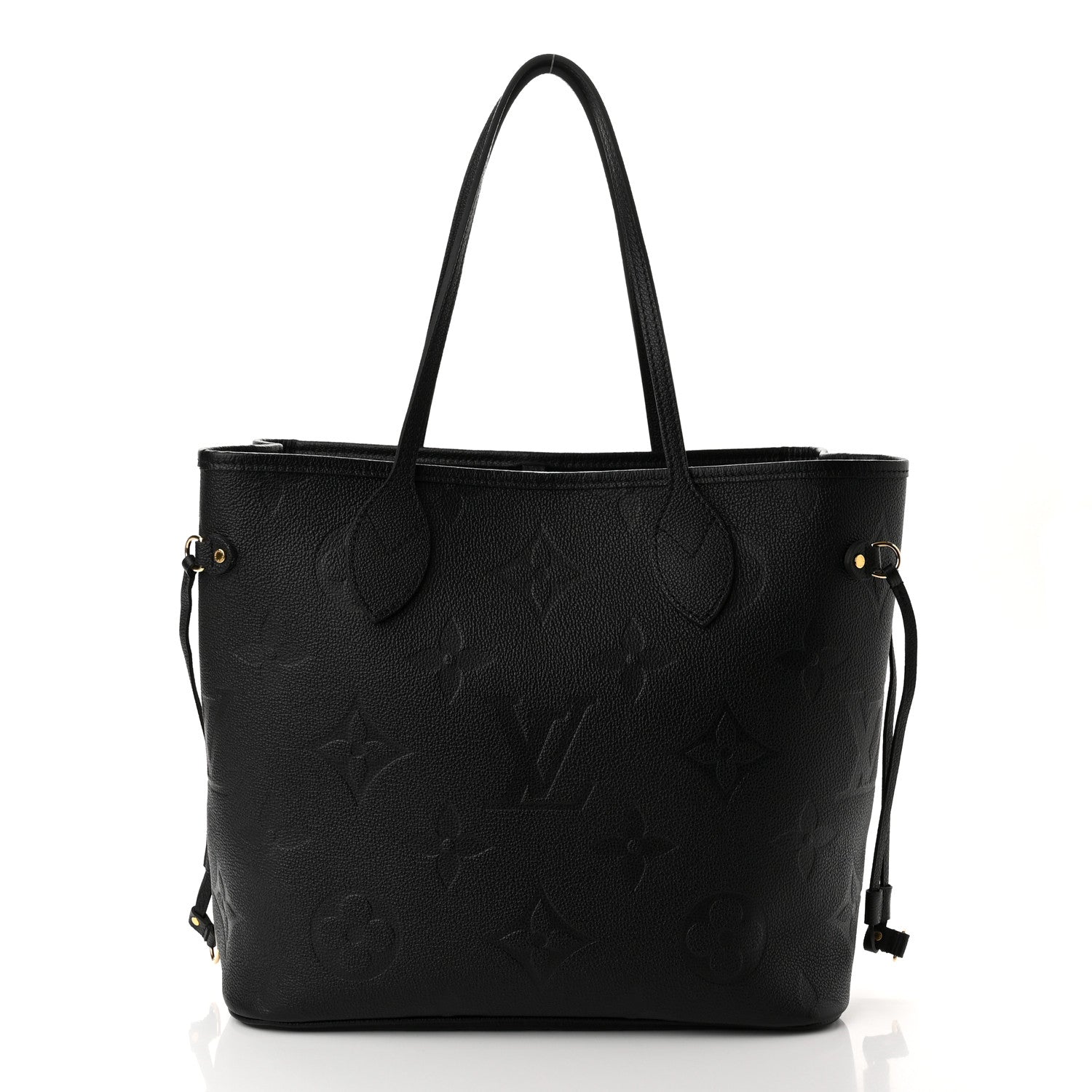 Louis Vuitton Empreinte Monogram Giant Neverfull MM Black 3 of 10