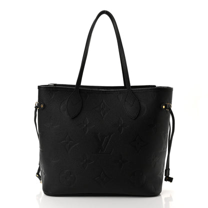 Louis Vuitton Empreinte Monogram Giant Neverfull MM Black 3 of 10